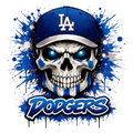 Dodgers Skull