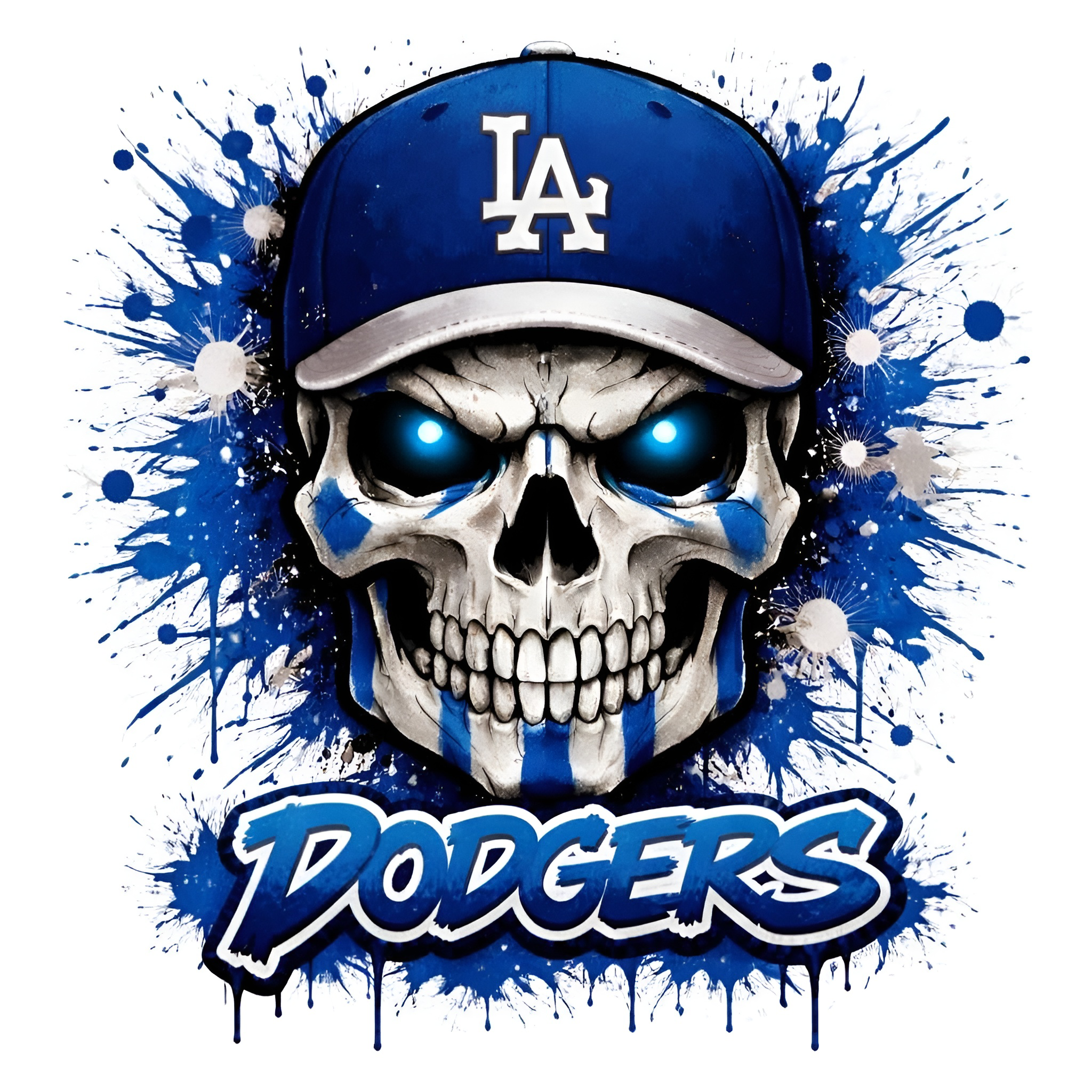 Dodgers Skull