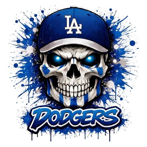 Dodgers Skull