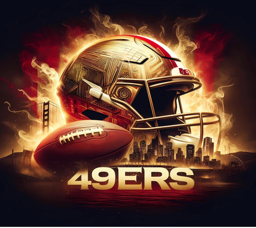 49ers stainless steel tumblers. Custom made