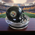 Steelers helmet top for 20oz tumbler
